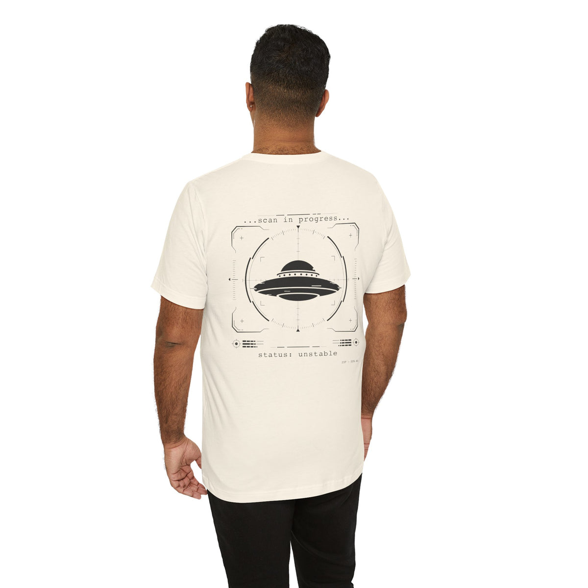 UFO Scan Tee | “Scan in Progress” Unidentified Signal Shirt | 23 Pelicans Glitch Reality