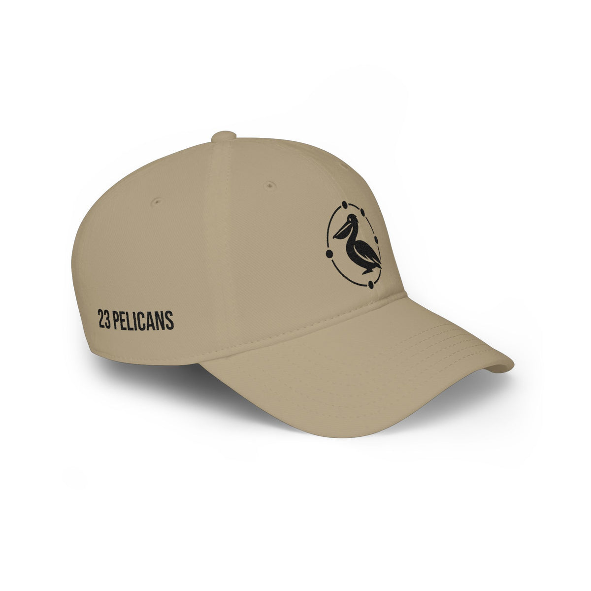 23 Pelicans Baseball Cap – Logo Front & Side Detail | Pelican Signal