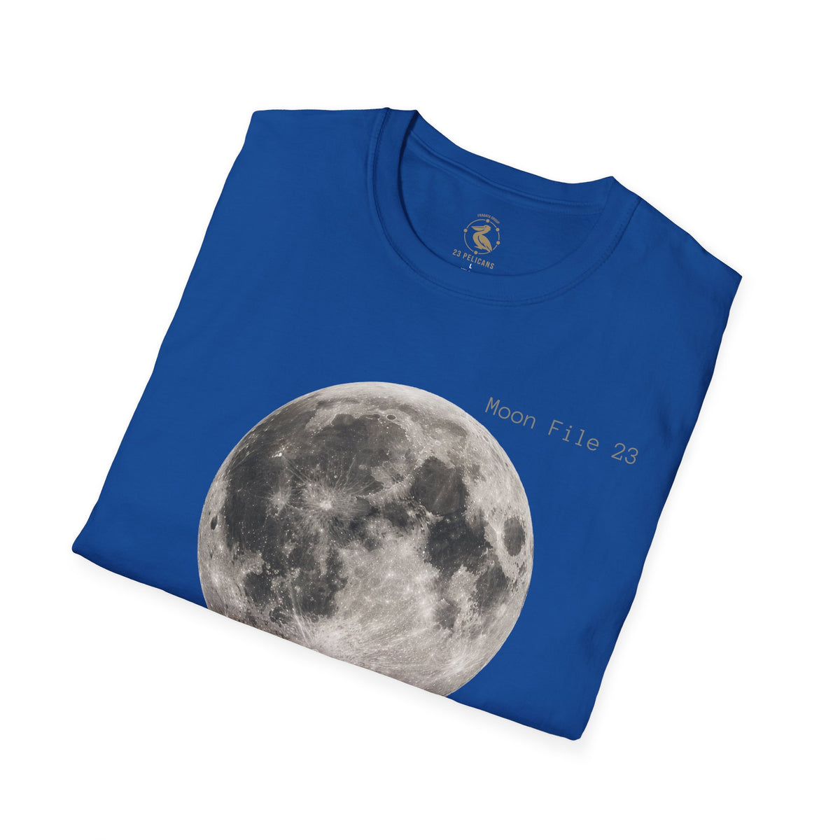 Moon File 23 T Shirt | Lunar Graphic Tee by 23 Pelicans