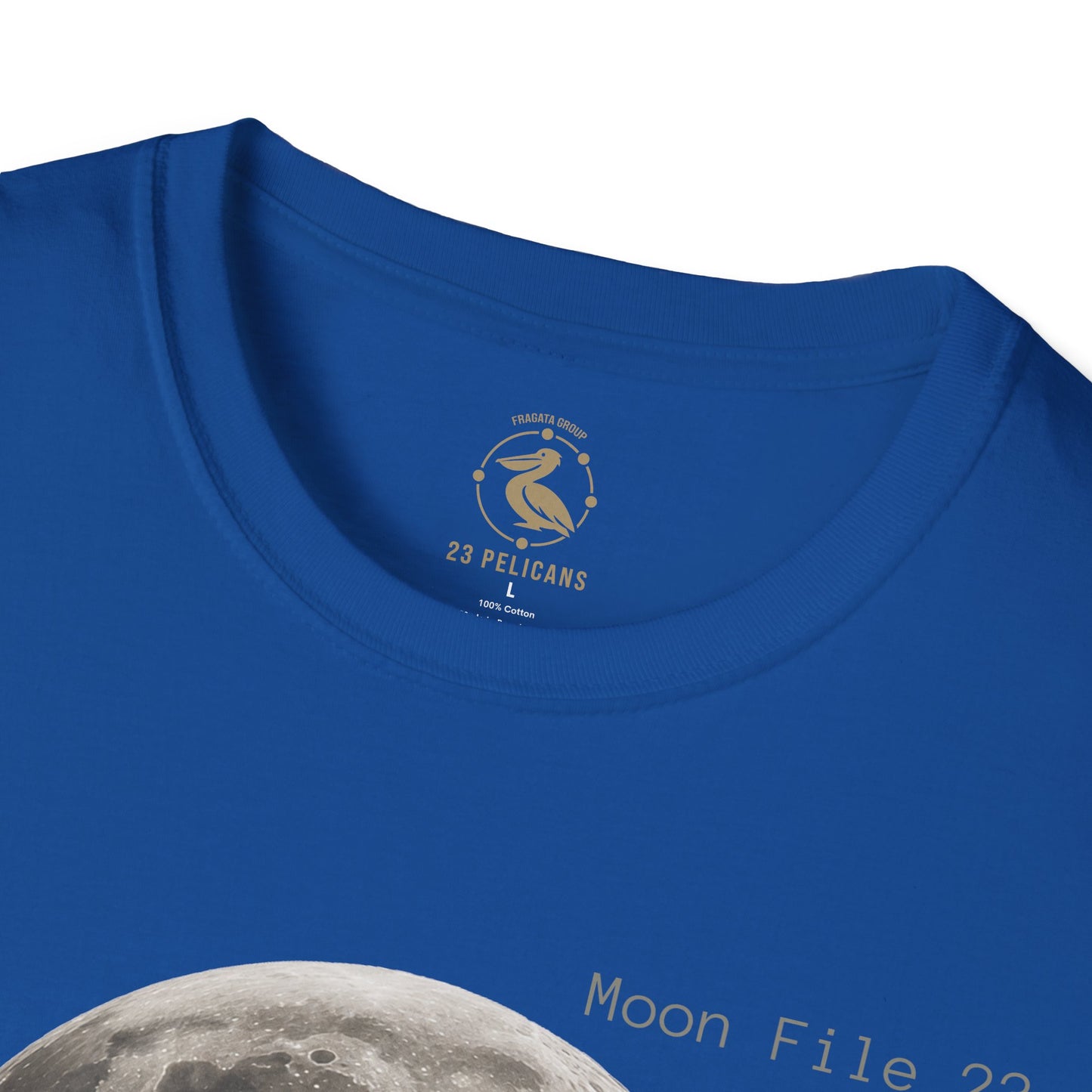 Moon File 23 T Shirt | Lunar Graphic Tee by 23 Pelicans