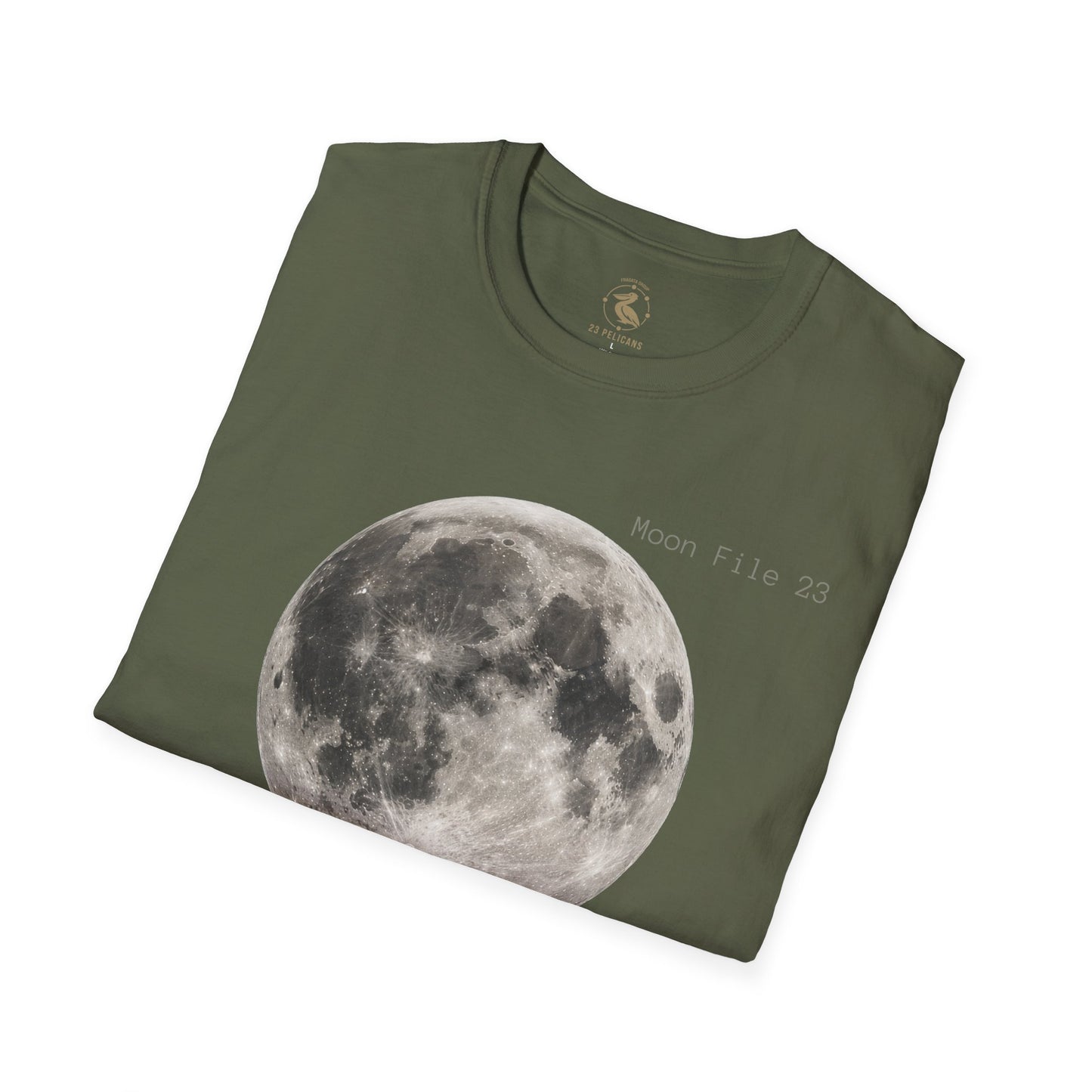 Moon File 23 T Shirt | Lunar Graphic Tee by 23 Pelicans