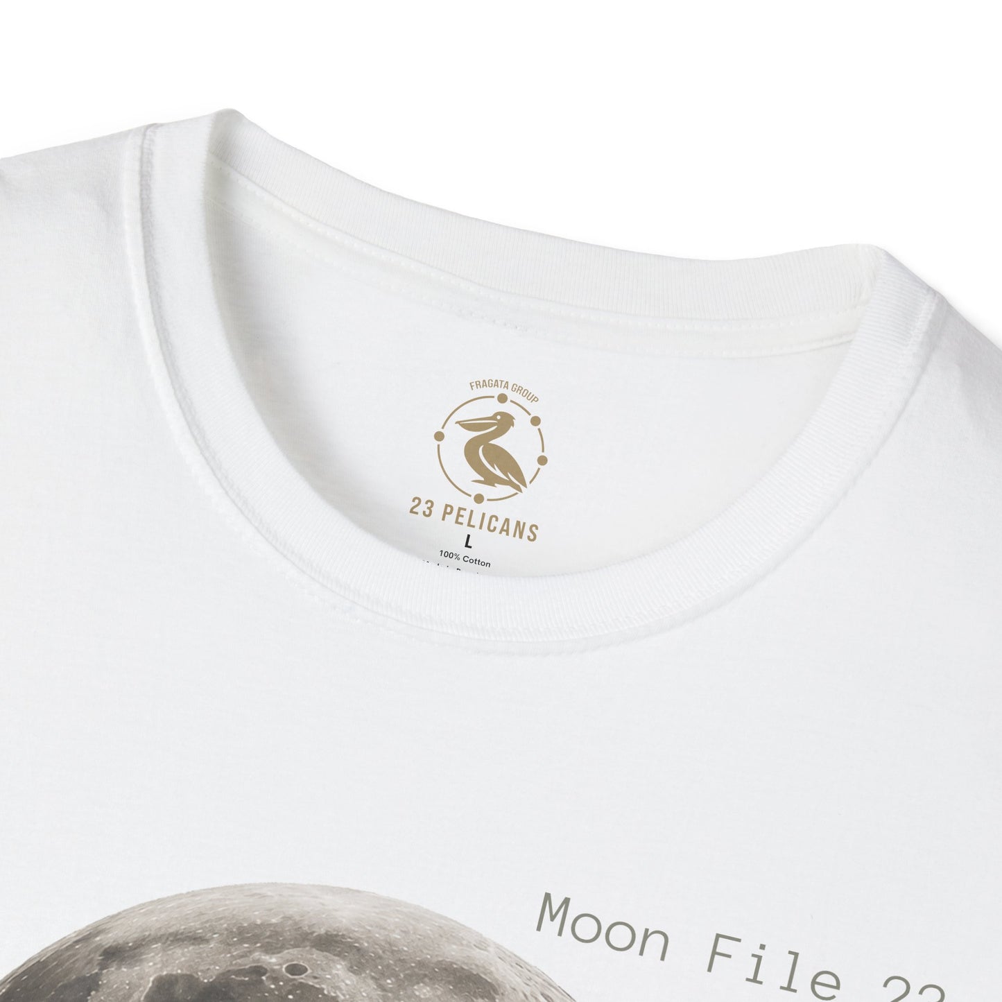 Moon File 23 T Shirt | Lunar Graphic Tee by 23 Pelicans