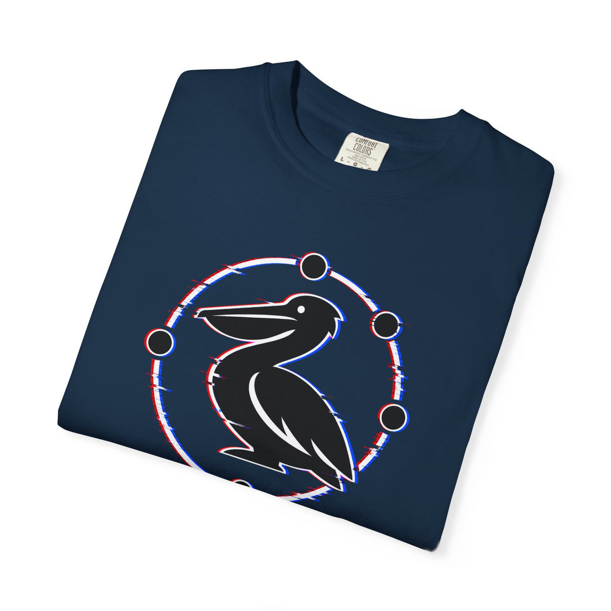 23 Pelicans Glitch Signal Tee | Minimal Distortion Logo Shirt | Glitch Reality Collection