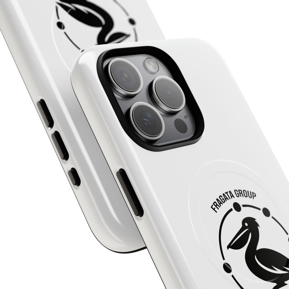 The Pacific Never Sleeps – White Phone Case | Pelican Signal | 23 Pelicans