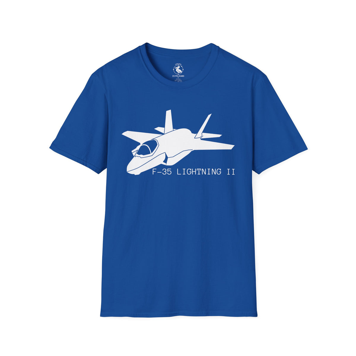 F-35 Lightning II Tee | Military Aircraft Shirt for Aviation Enthusiasts | 23 Pelicans Air Wing