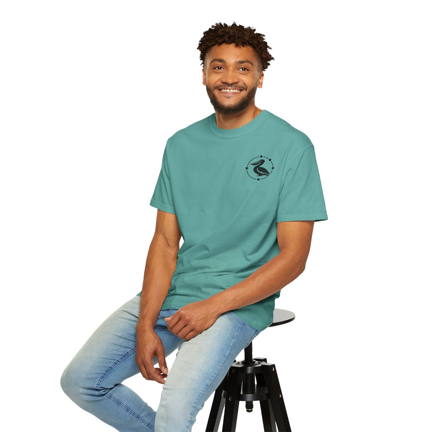 23 Pelicans Coastal Division T-Shirt | Pacific Never Sleeps Graphic Tee | Minimal Ocean Streetwear Shirt