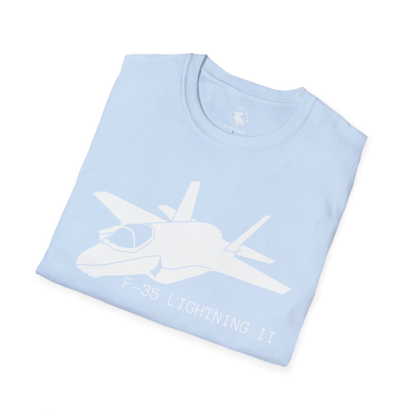 F-35 Lightning II Tee | Military Aircraft Shirt for Aviation Enthusiasts | 23 Pelicans Air Wing