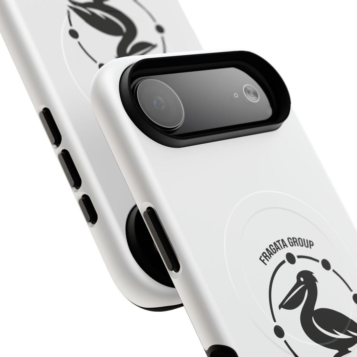 The Pacific Never Sleeps – White Phone Case | Pelican Signal | 23 Pelicans
