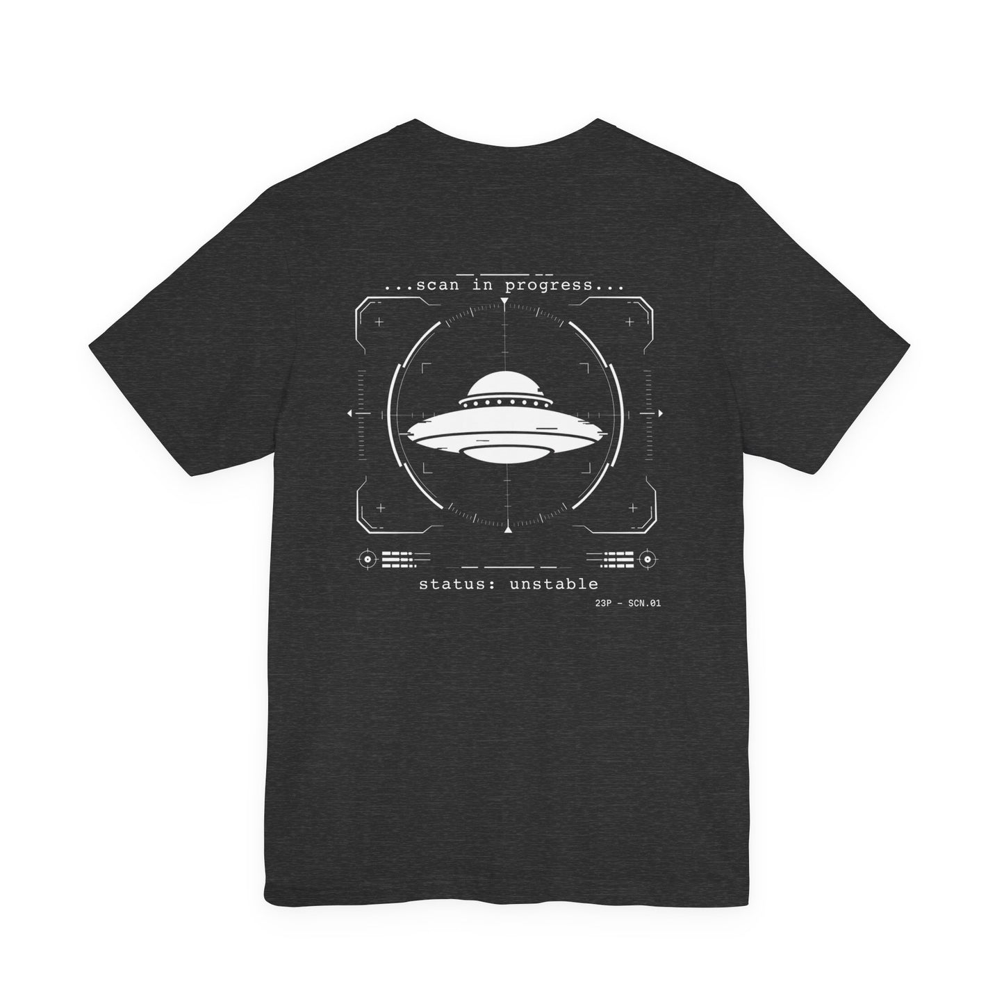 UFO Scan Tee | “Scan in Progress” Unidentified Signal Shirt | 23 Pelicans Glitch Reality