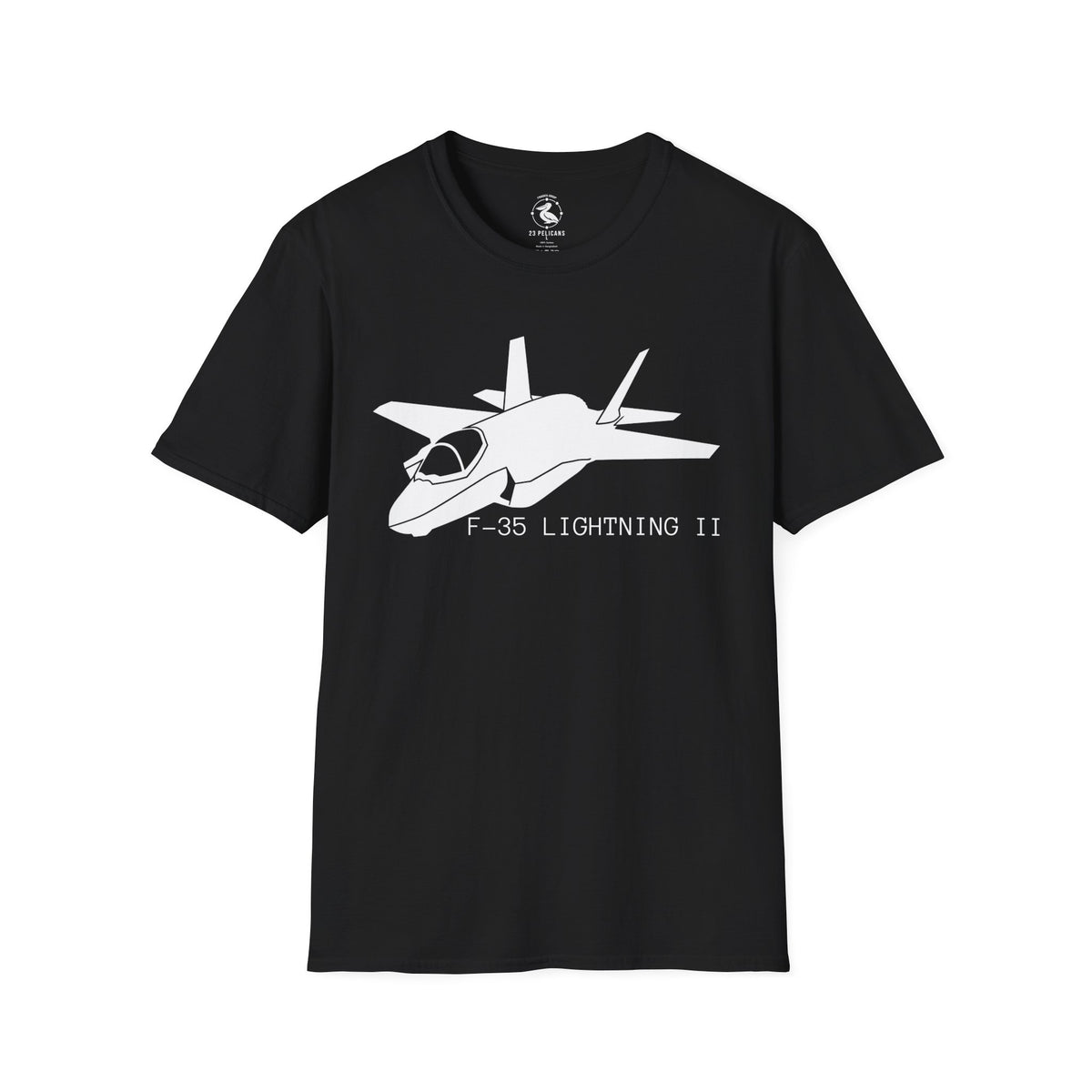 F-35 Lightning II Tee | Military Aircraft Shirt for Aviation Enthusiasts | 23 Pelicans Air Wing