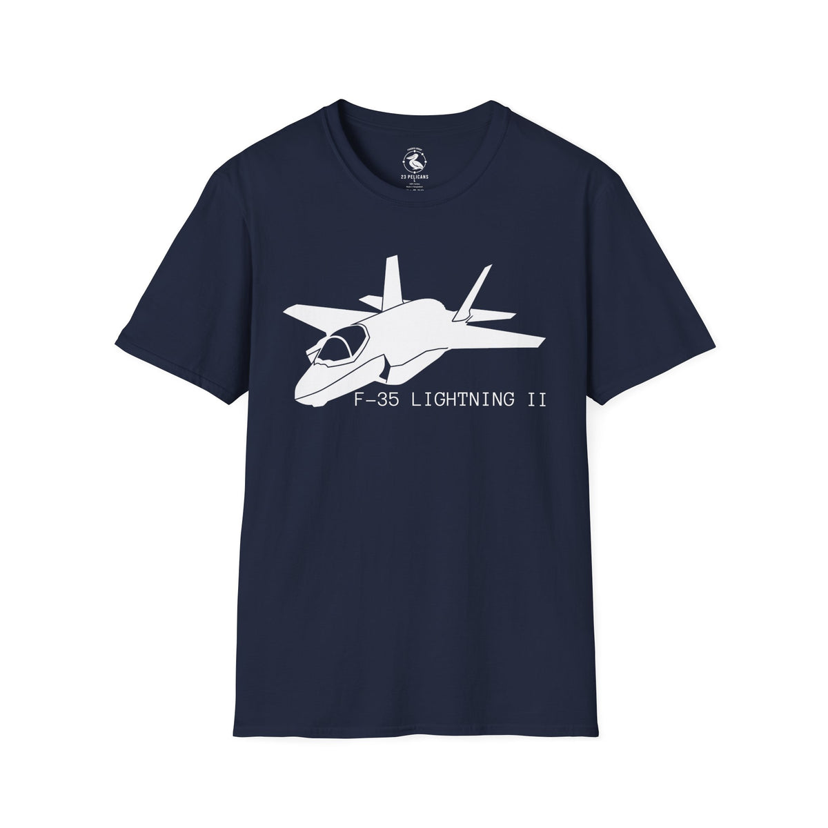F-35 Lightning II Tee | Military Aircraft Shirt for Aviation Enthusiasts | 23 Pelicans Air Wing