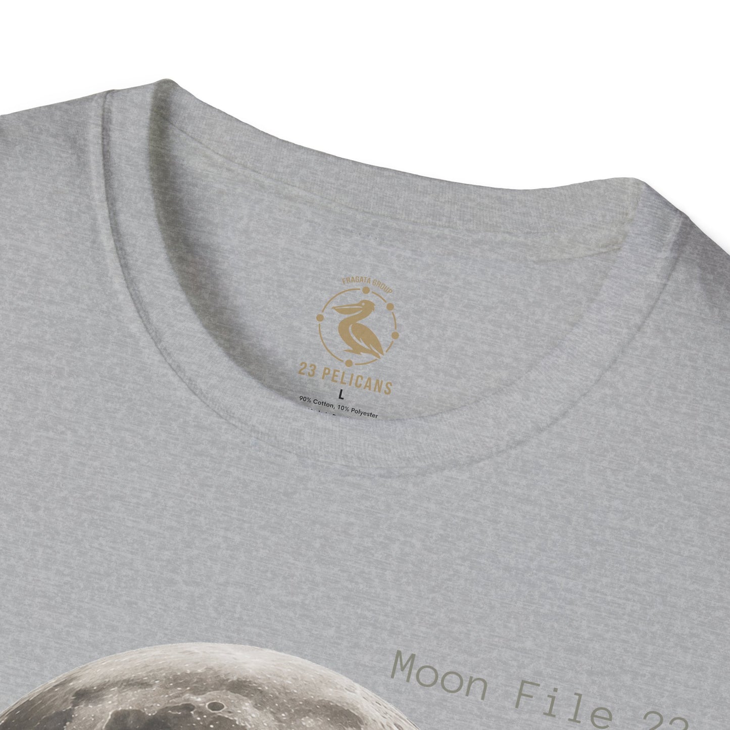 Moon File 23 T Shirt | Lunar Graphic Tee by 23 Pelicans
