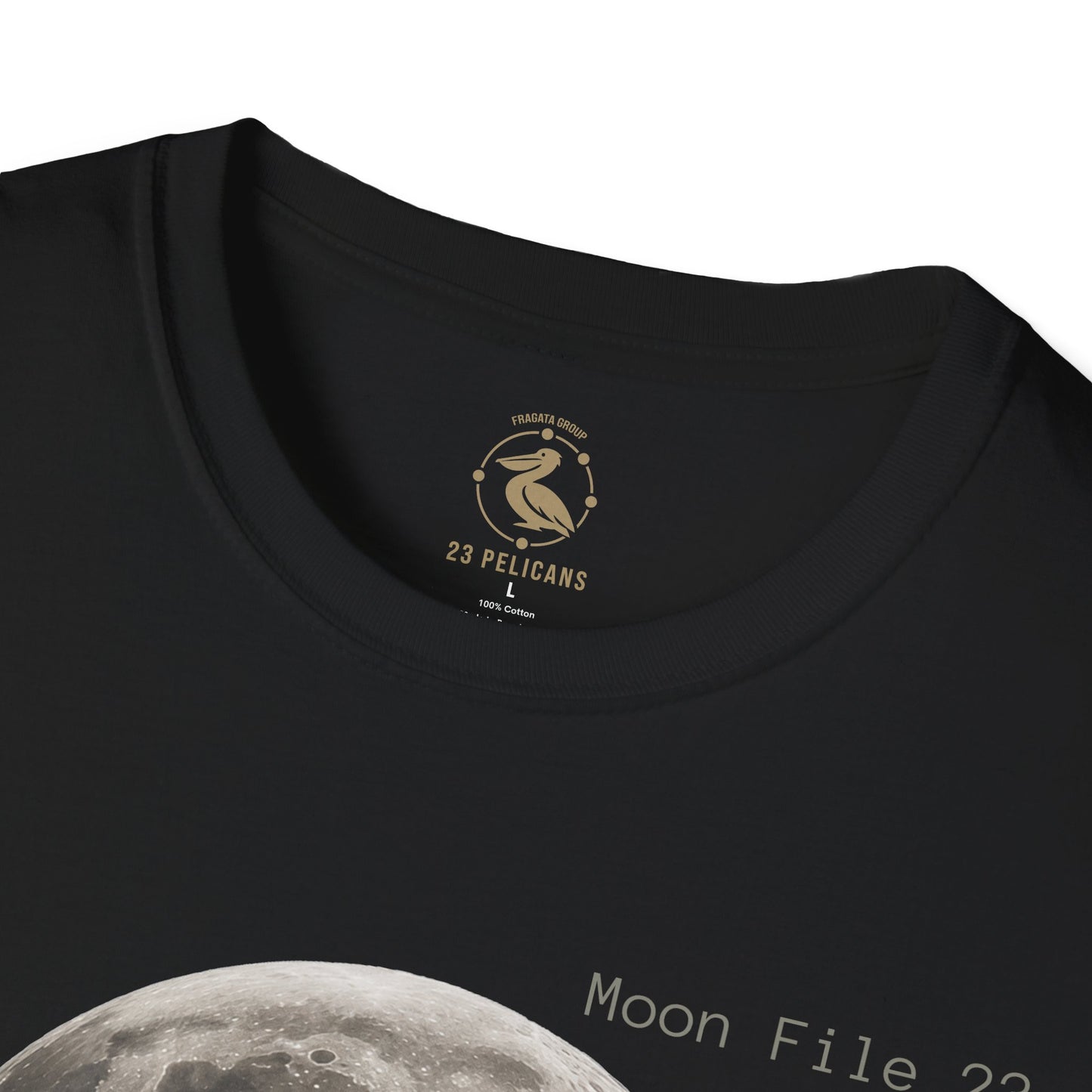 Moon File 23 T Shirt | Lunar Graphic Tee by 23 Pelicans